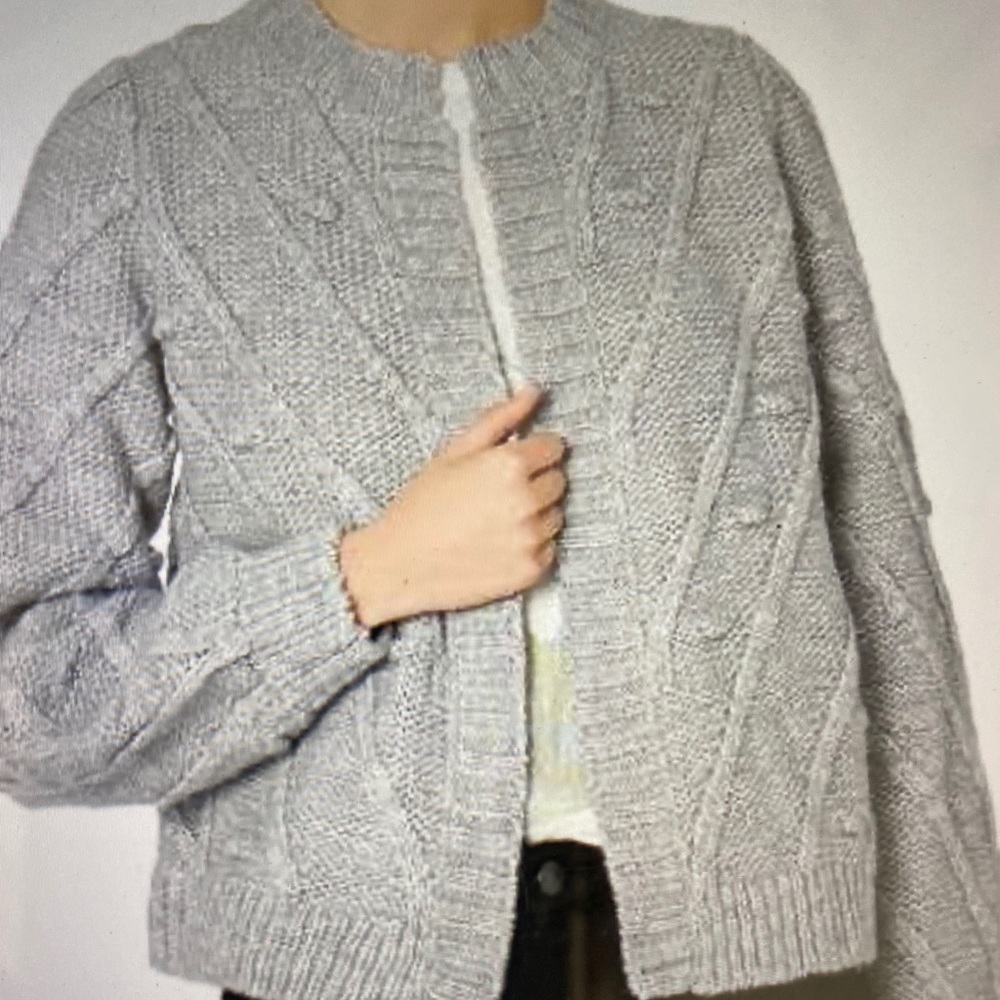 Lucky Brand Bobble Cardigan Sweater
